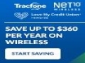 Tracfone inside banner